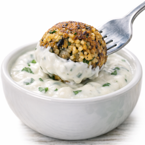 Salsina Yogurt Menta Polpette Melanzane Ricette Leggere Aperitivo Slimmyitalia